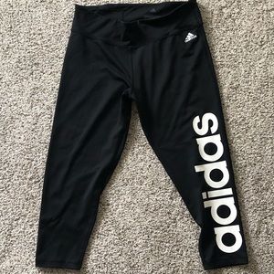 Womens cropped adidas leggings